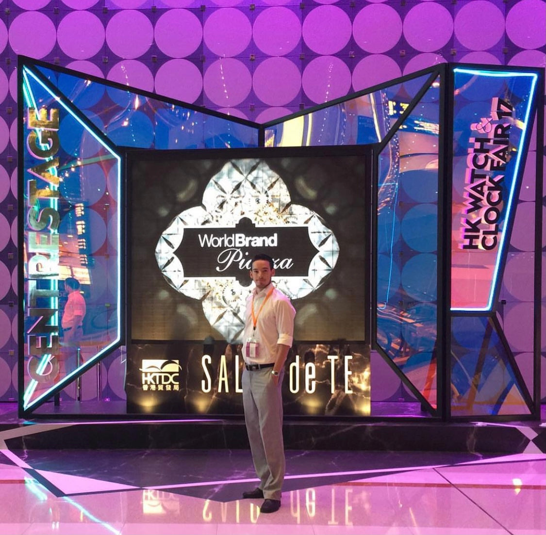 Nicholas Sebastian Chan at Hong Kong Watch Fair