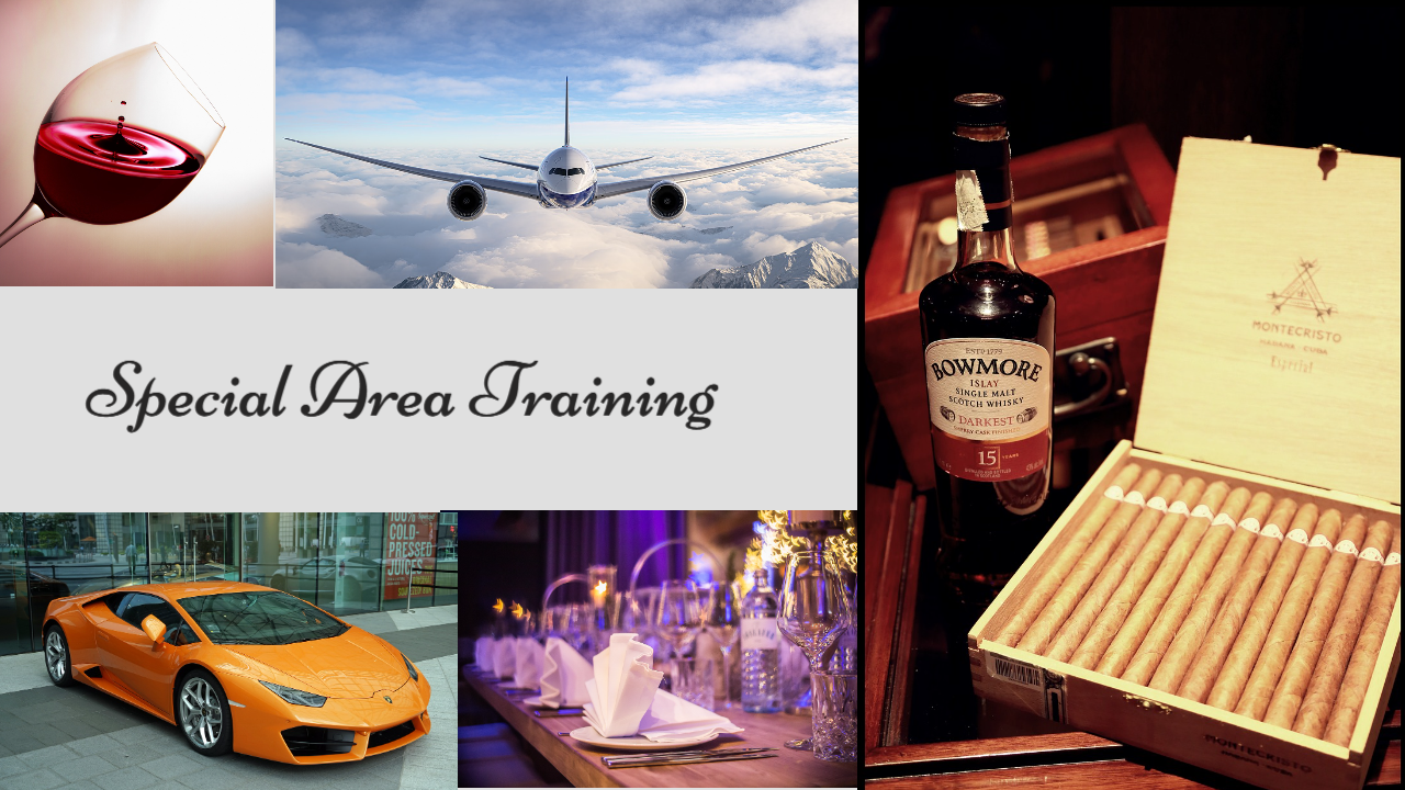Training watches wines cigars private jets